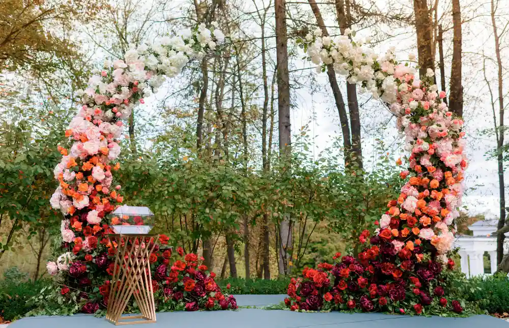 סידור פרחים לחתונה